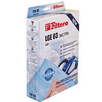 Мешок синтетический для пылесоса Filtero LGE 03 экстра 4 шт
